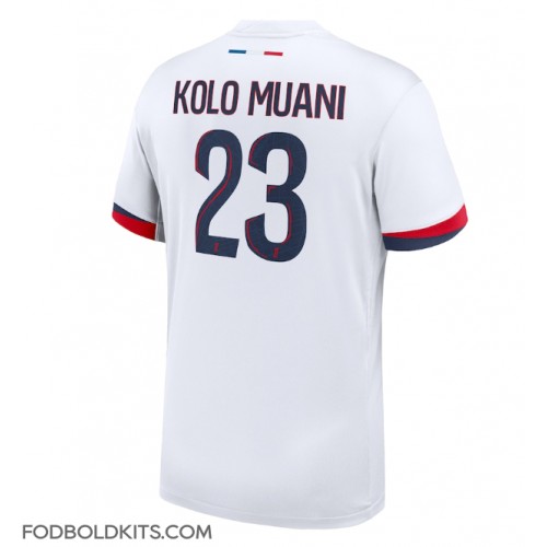 Paris Saint-Germain Randal Kolo Muani #23 Udebanetrøje 2024-25 Kortærmet